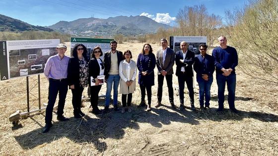 Las obras de mejora del cauce del río Aguas alcanzan el 97% de ejecución