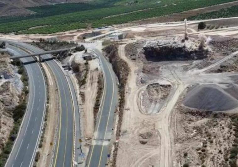 Atención: una voladura en Cuevas del Almanzora obligará a cortar a A-7