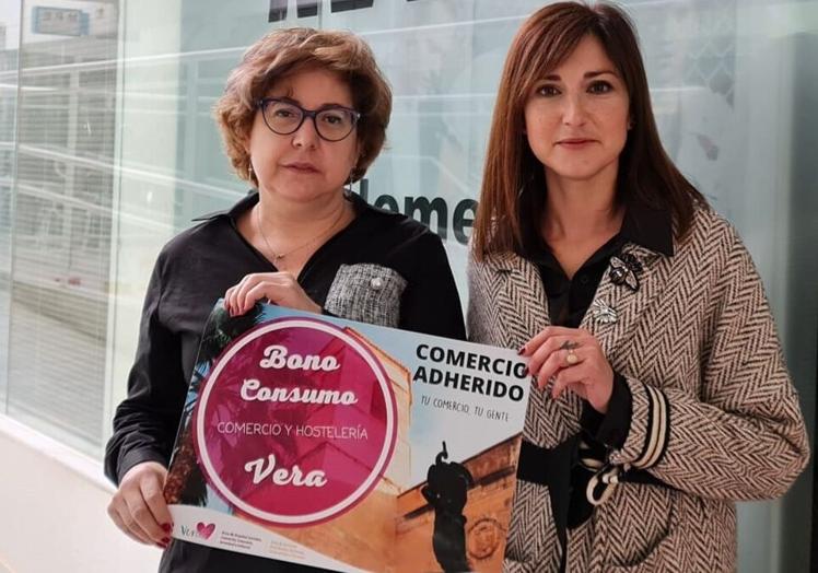 Imagen principal - Vera destina otros 100.000 euros para dinamizar su comercio local dentro de sus campañas de Bonos al Consumo