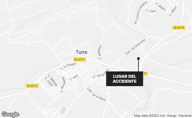 Fallece un ciclista tras ser atropellado en Turre