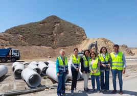 Las obras de la Variante de Mojácar avanzan junto a Las Marinas