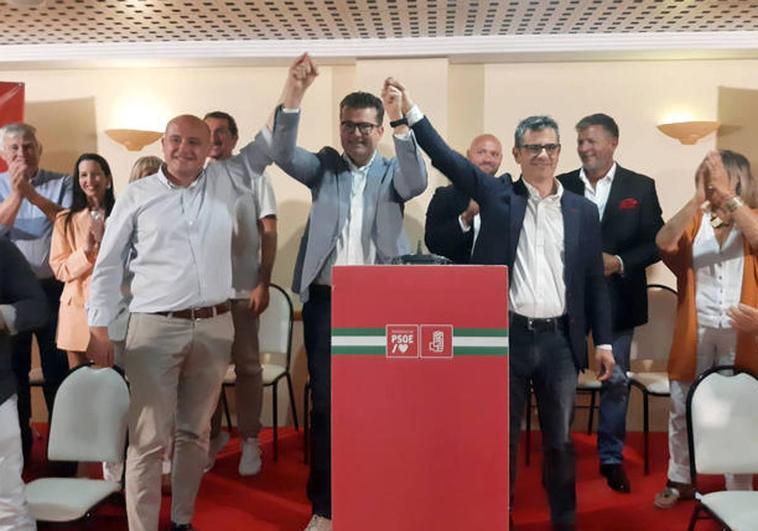 El PSOE borra las informaciones de Félix Bolaños en el mitin de Mojácar