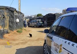 Actuación anterior de la Guardia Civil en Níjar