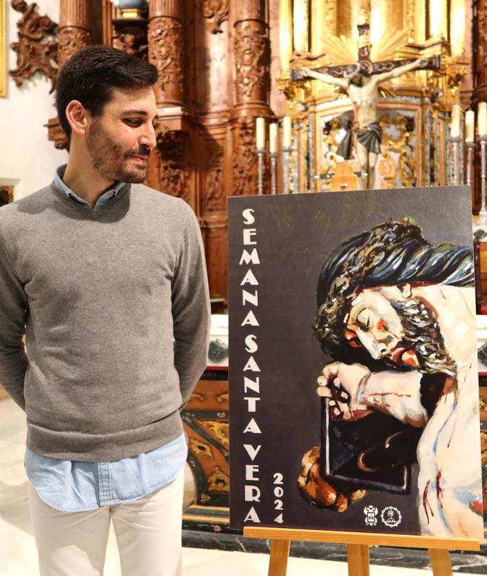 Imagen secundaria 2 - La obra «Misericordia» del artista sevillano Diego Sánchez, anunciará la Semana Santa de Vera