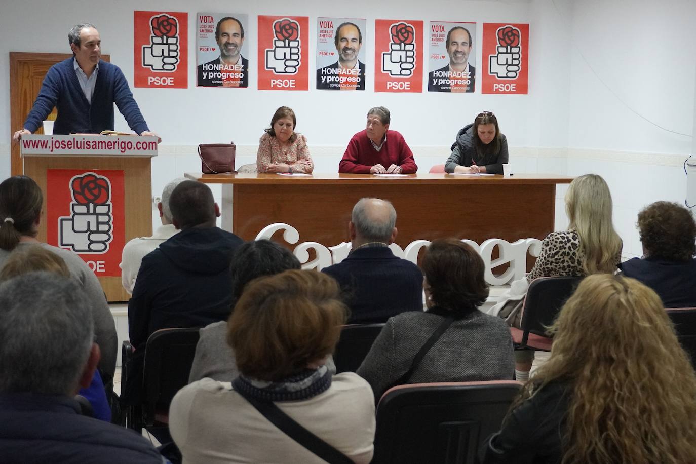 Asamblea del PSOE de Carboneras.