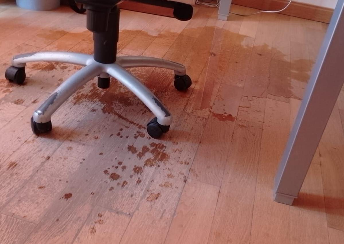 Imagen secundaria 1 - Rocían un bote con heces y orines en el despacho de Álvaro Ramos, teniente de alcalde de Garrucha