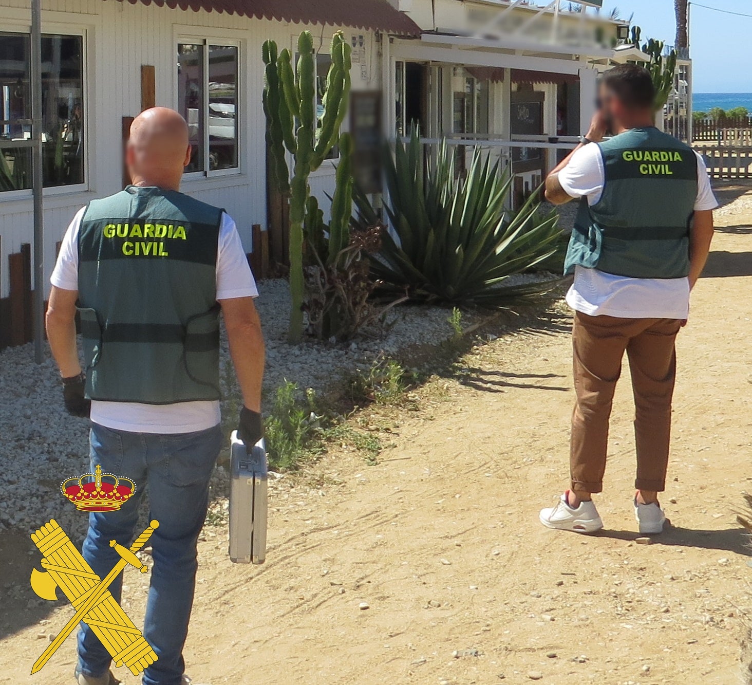 Guardia Civil en Almería.