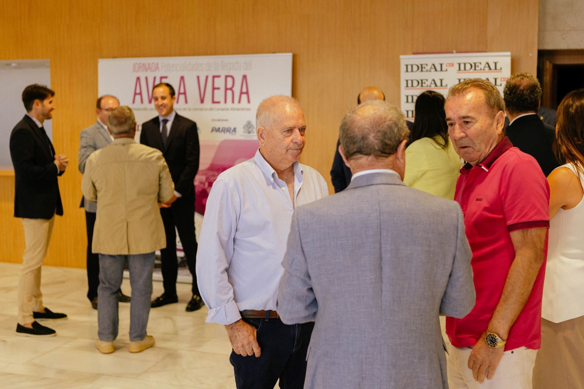 La jornada del AVE en Vera, en fotos