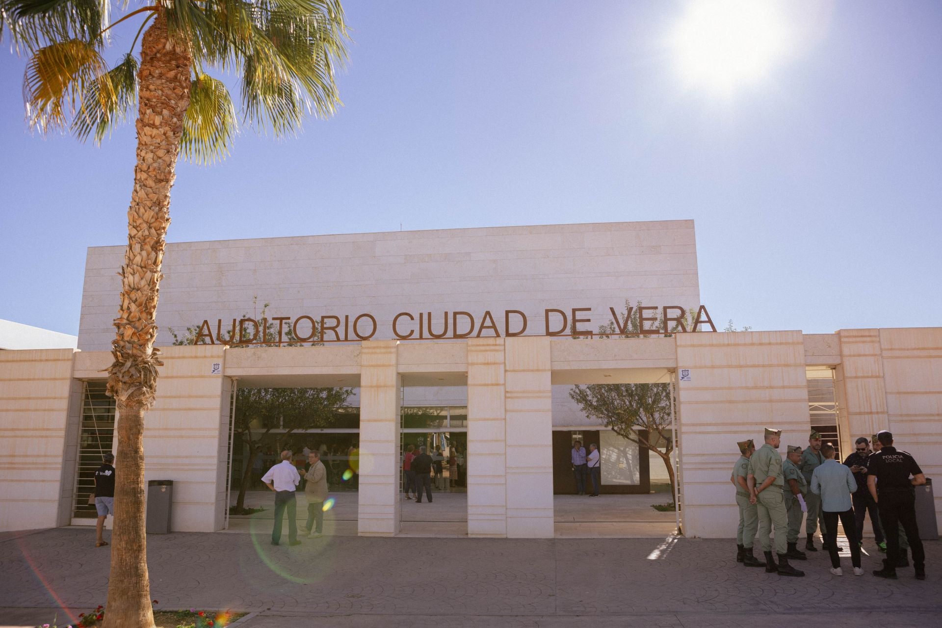 La jornada del AVE en Vera, en fotos