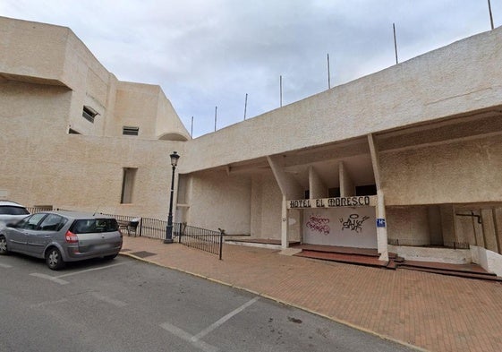 Edificio del Hotel El Moresco, de Mojácar.
