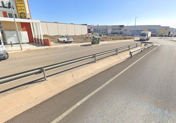 Vista del polígono La Granatilla, en Níjar.