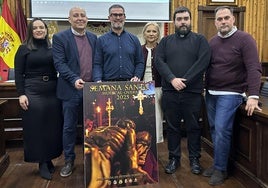 El cartel de la Semana Santa de Huércal-Overa, protagonizado por el Cristo Yacente