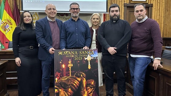 El cartel de la Semana Santa de Huércal-Overa, protagonizado por el Cristo Yacente