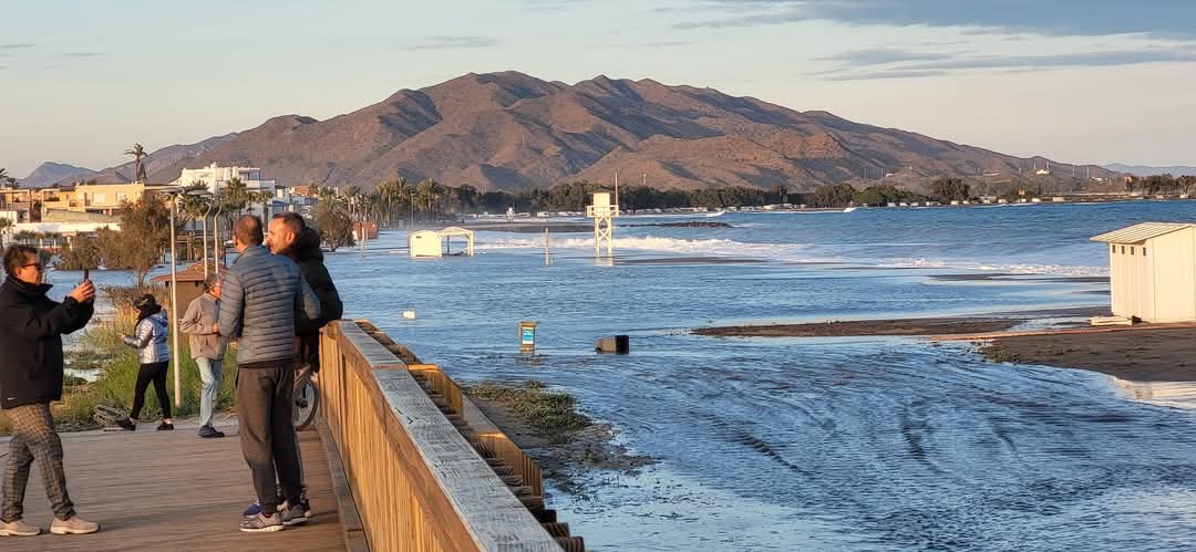Así ha quedado Vera Playa tras el último temporal marino