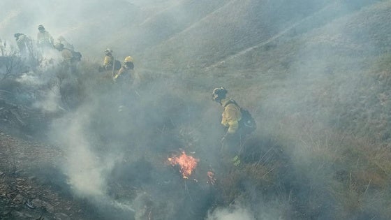 Extinguido el incendio en el paraje El Pocico, en Lubrín, municipio que ya registró un fuego en julio