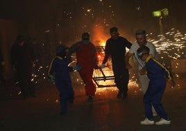 Toro de fuego, de madrugada, en Pulpí.