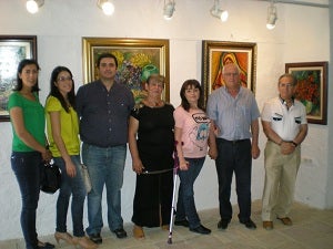 La artista Gisela Fonseca expone su obra en Villaricos