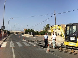 El Consistorio mejora la seguridad en la travesía de Santa María de Nieva