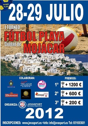 Mojácar acoge el I Torneo de Fútbol-Playa