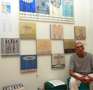 Juan Casado expone su 'Geometría de la mesa' en la Galería Artefacto de Carboneras