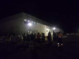 Incendio de Bédar: unos 240 vecinos han sido alojados en el Pabellón Polideportivo de Los Gallardos