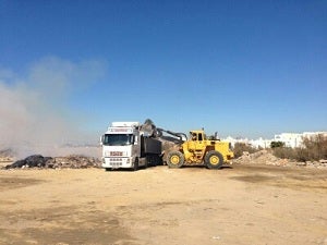 Iniciados los trabajos de retirada de los vertederos de urgencia que se habilitaron a causa de las riadas