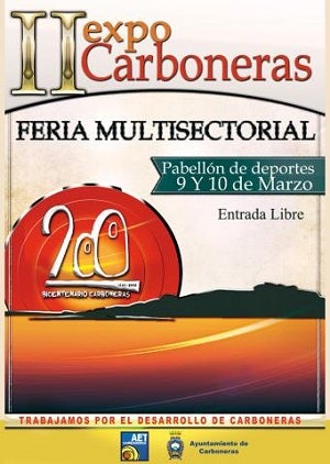 La II Expo Carboneras volverá a reunir este fin de semana a más de 50 comercios en el Pabellón