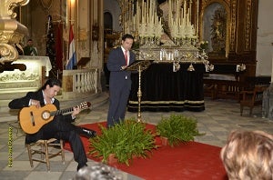 El emotivo pregón de Diego González Bravo abre la Semana Santa cuevana