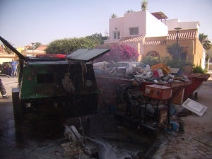 Dos pequeños incendios hoy con la intervención de los Bomberos del Levante