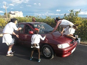 Los ‘Peloteros’ se extienden en el carnaval de la comarca