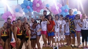 El Club de Natación Sincronizada Pulpí, regresó cargado de medallas, conseguidas en el Torneo celebrado en Alhama de Murcia