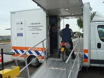 La  I.T.V. Móvil de Ciclomotores, estará en Pulpí, el próximo miércoles, 23 de julio