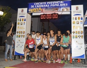 El Circuito Provincial de Carreras Populares de Diputación reúne en Turre a 180 atletas