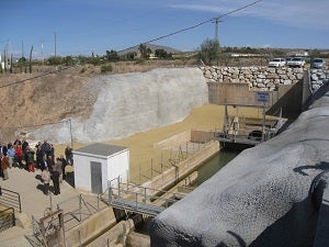 El pantano de Cuevas contenía a finales de agosto un 19,6% menos de agua que el año pasado