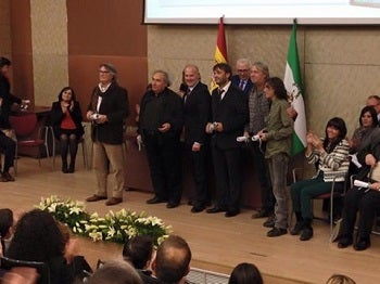 Los Puntos, reconocidos en Almería con la insignia de Andalucía por el 28F