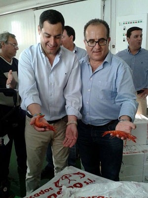 El presidente del PP andaluz en Garrucha