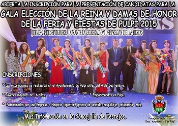 Pulpí busca a las candidatas a 'Reina y Damas de honor' para sus Fiestas de San Miguel 2015