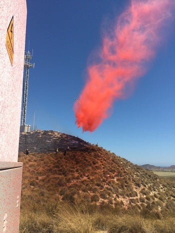 Sofocan un incendio en Los Gallardos