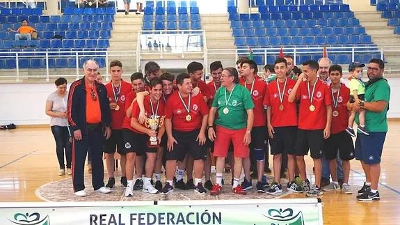 Clausura del XVIII Campeonato de Andalucía de selecciones provinciales cadete de fútbol sala celebrado en Vera