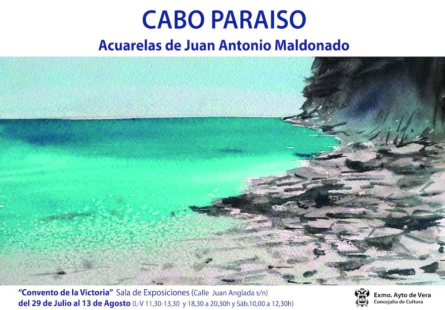 El artista Juan Antonio Maldonado expondrá 'Cabo Paraíso' en Vera y 'Levante' en Mojacar
