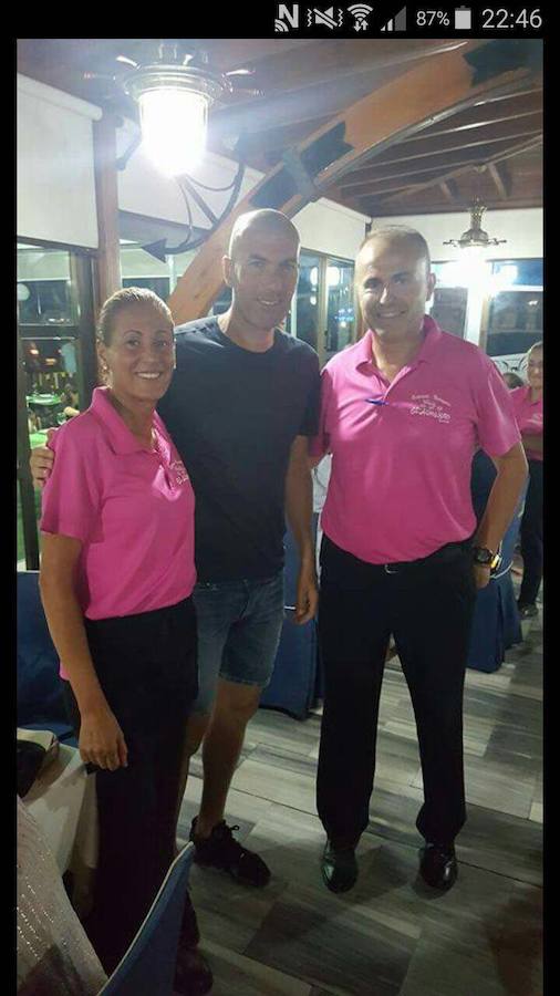 Zidane y su familia, de paseo por Garrucha y Mojácar