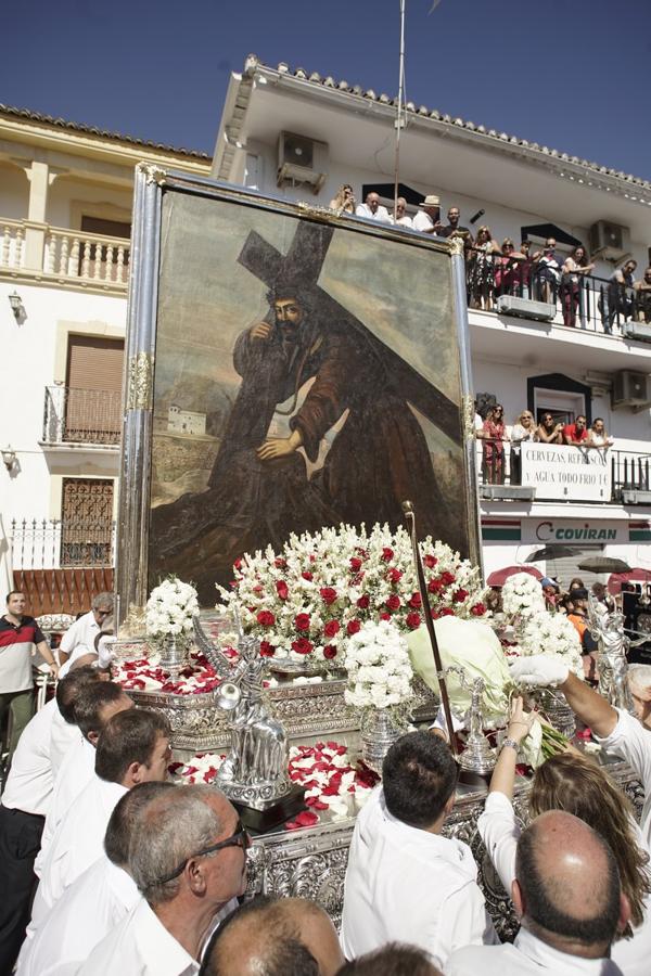 La devoción y costumbre en torno a este lienzo religioso concentra en Moclín a numerosos visitantes en una de las romerías más antiguas y multitudinarias de Andalucía
