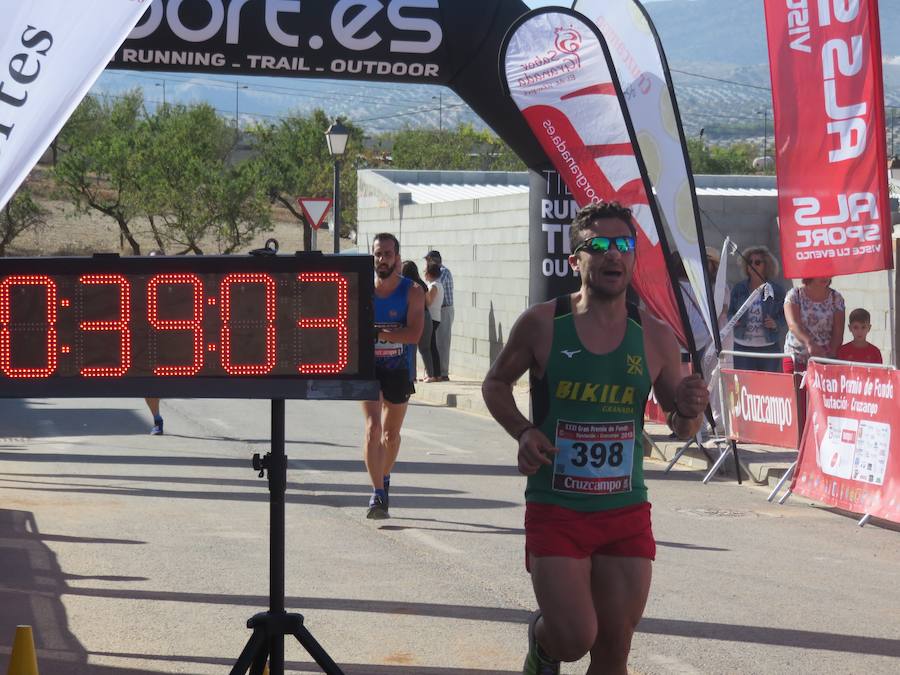 En la penúltima carrera del circuito provincial se han impuesto Cesáreo Ceballos -del Todo Suma- y Mª Dolores Arias -del Bikila-