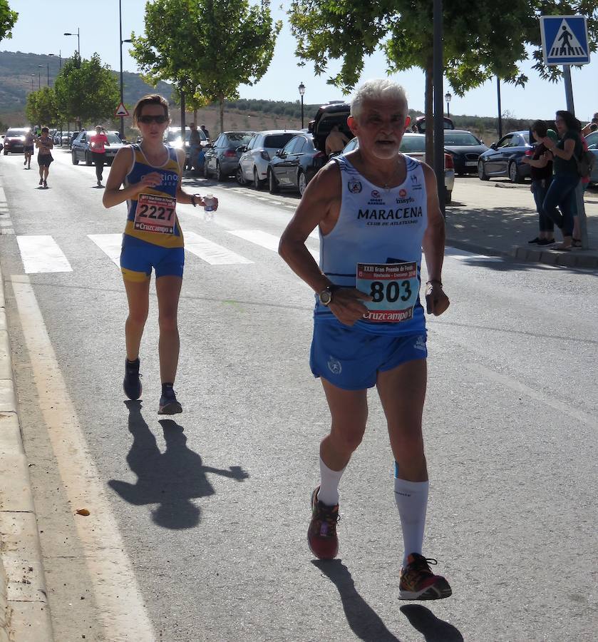 En la penúltima carrera del circuito provincial se han impuesto Cesáreo Ceballos -del Todo Suma- y Mª Dolores Arias -del Bikila-