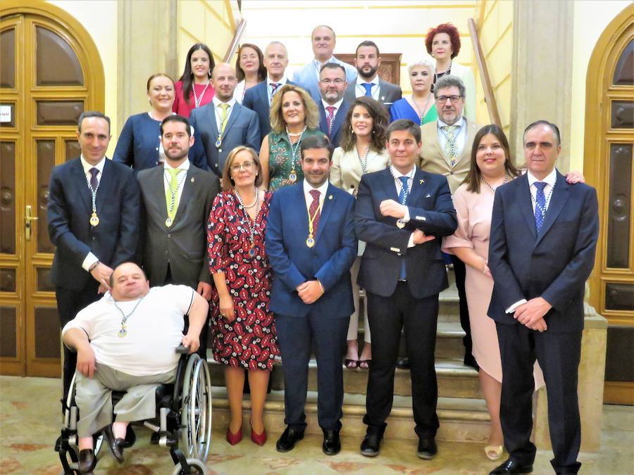 oaquín Camacho inicia su tercer mandato como alcalde de Loja. 