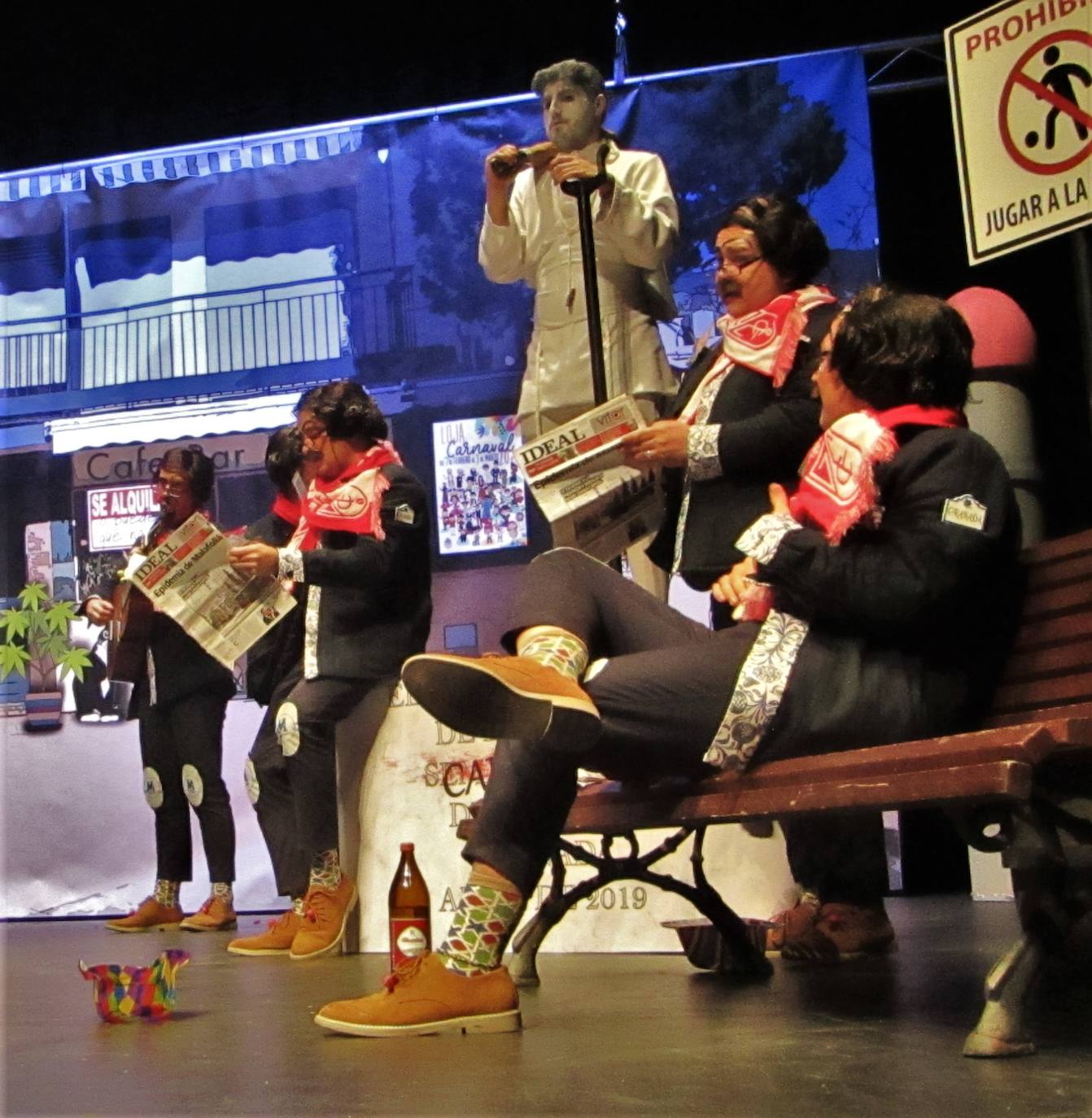 Fotos: La Final del Concurso de Agrupaciones de Carnaval de Loja, en imágenes