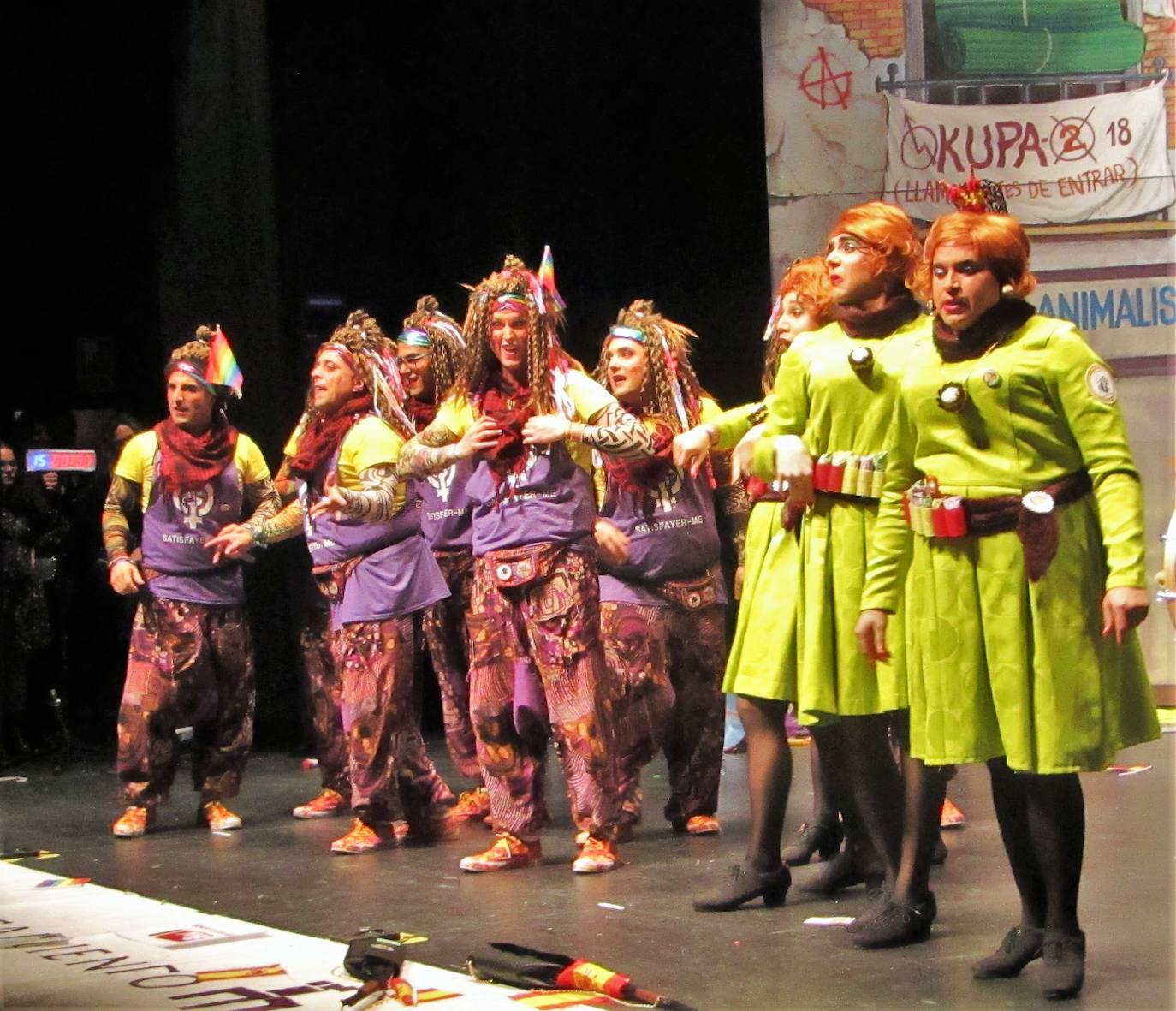 Fotos: La Final del Concurso de Agrupaciones de Carnaval de Loja, en imágenes