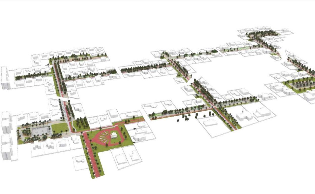 La rehabilitación de los corredores verdes de la Urbanización comenzará a ejecutarse tras el verano