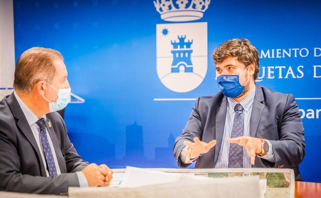 Los concejales de Turismo y Desarrollo Urbano, Francisco Barrionuevo y Francisco Gutiérrez. 
