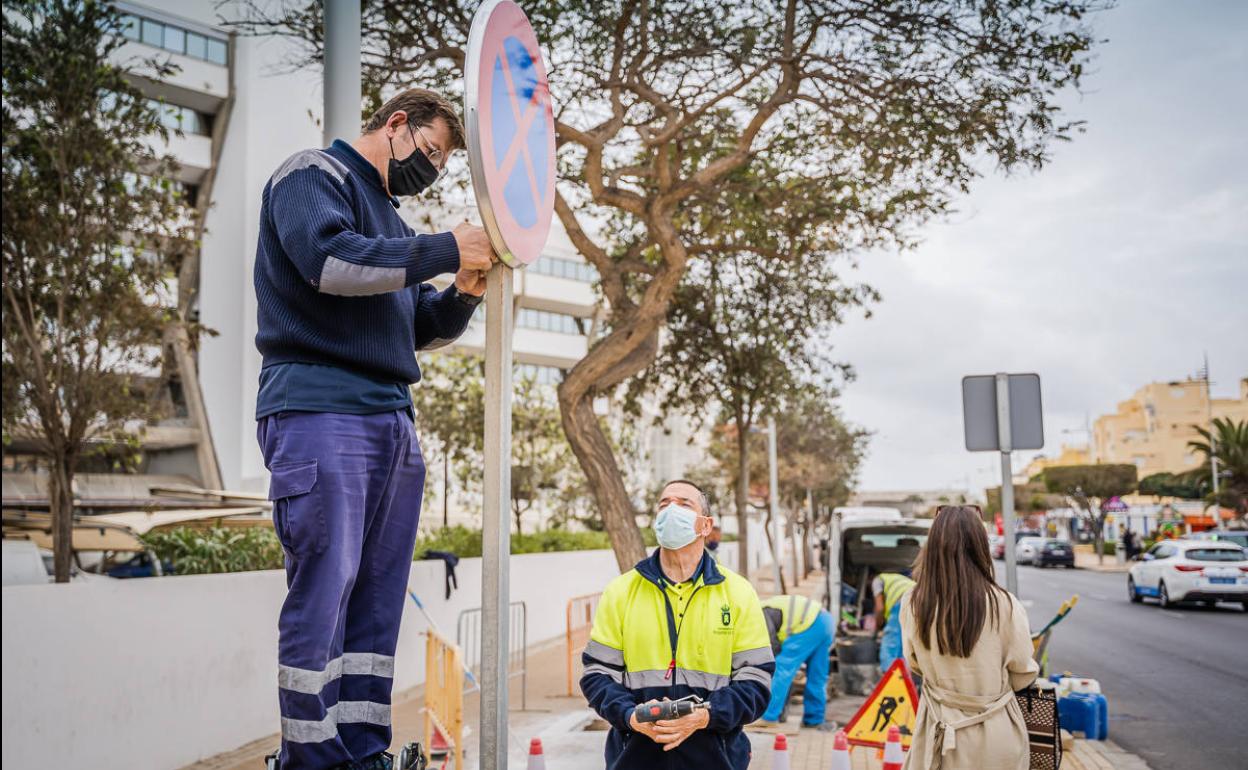 La Urbanización se adecenta para la llegada de turistas en  Semana Santa